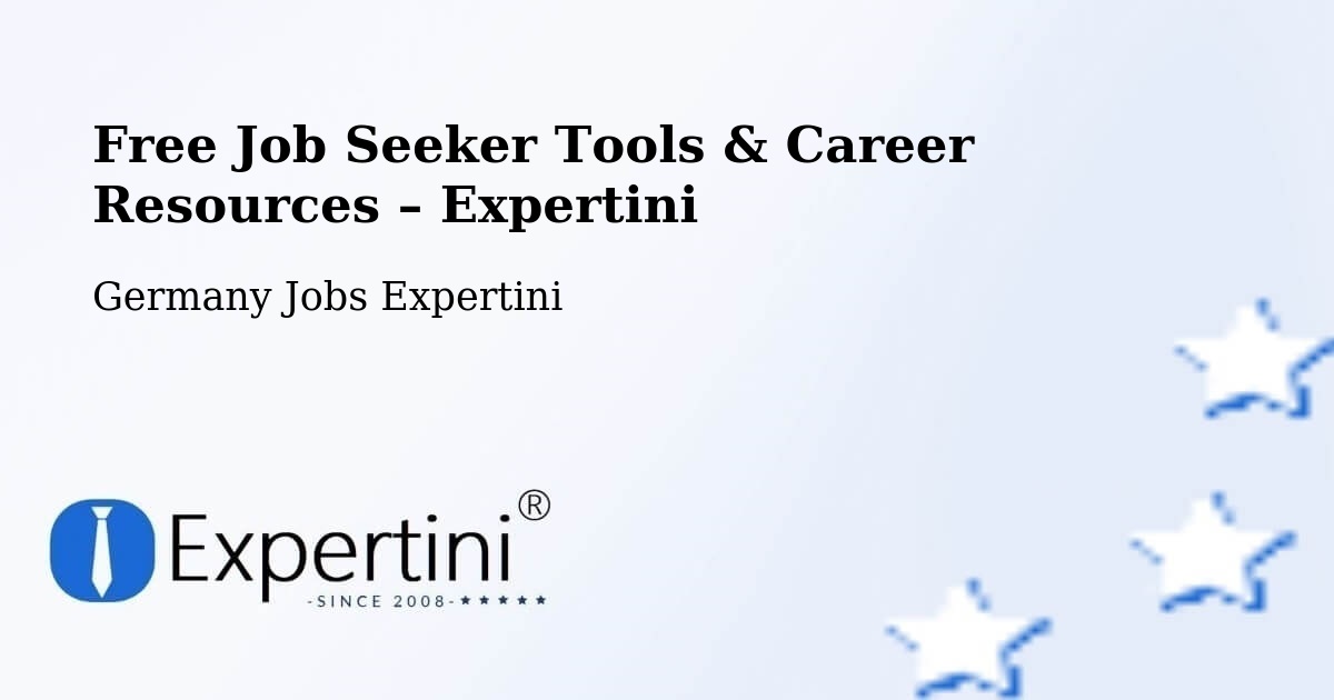Free Job Seeker Tools & Career Resources – Lemwerder - Lemwerder, Germany Jobs Expertini