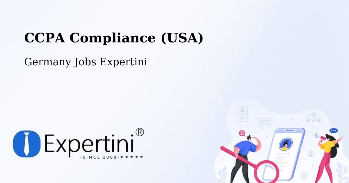 CCPA Privacy Rights & Compliance Notice – Lemwerder - Germany Jobs Expertini